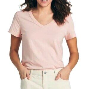 NWT Peach Pink V-Neck Short Sleeve T-Shirt - Women's Size XS - Universal Thread